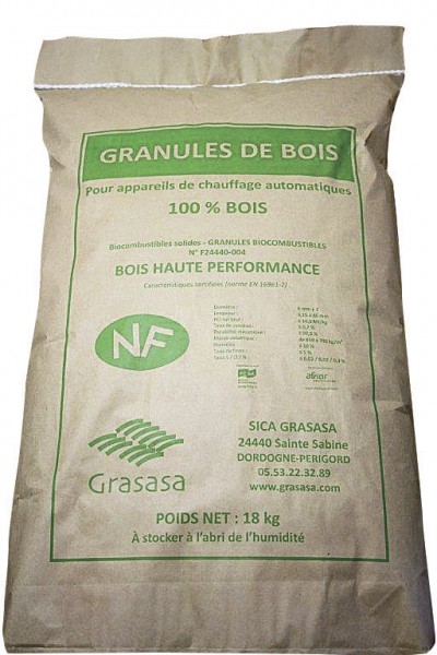 GRANULES DE BOIS  GRASASA ENERGIES SUD OUEST